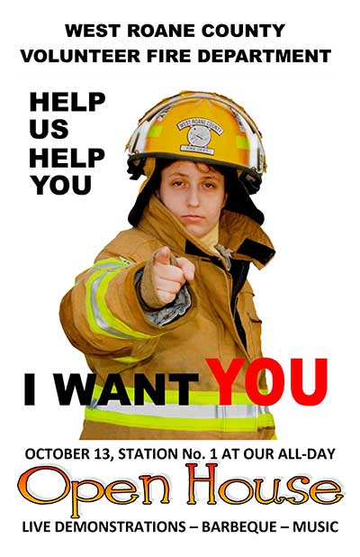 poster for WRCVFD Open House